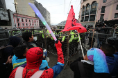 Marcha contra el Gobierno del presidente de Ecuador