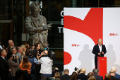 Social Democratic Party (SPD) press conference in Berlin