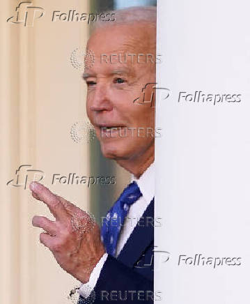 U.S. President Joe Biden delivers remarks at the White House