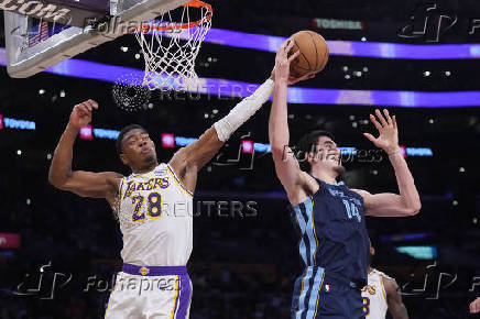 NBA: Memphis Grizzlies at Los Angeles Lakers