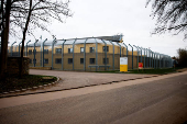 A view shows the medical center where the suspect of the Magdeburg Christmas market attack, worked in Bernburg