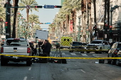 Aftermath of a car ramming into crowd in New Orleans