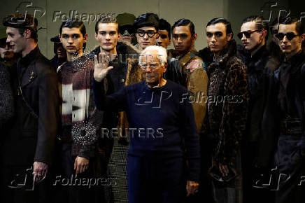 Emporio Armani Fall-Winter 2025/2026 menswear collection during Milan Fashion Week