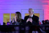 Fireworks display ahead of the inauguration of U.S. President-elect Donald Trump, in Sterling