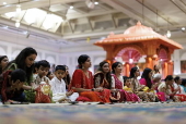 Diwali celebrations at Neasden Temple in London