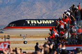 Republican presidential nominee and former U.S. President Donald Trump campaigns in Albuquerque