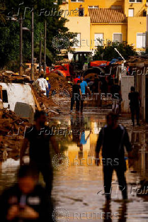 Aftermath of floods in Spain