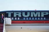 U.S. President-elect Donald Trump arrives prior to meeting with President Joe Biden and members of Congress in Washington, at Joint Base Andrews