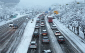 Heavy snow in Seoul