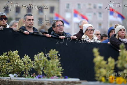 Protesters stage blockade in Belgrade to honor Novi Sad train station victims