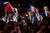 Political rally of the Rassemblement National party in NIce