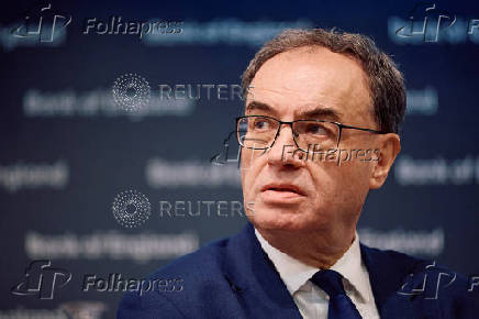 Governor of the Bank of England Bailey attends the biannual Financial Stability Report press conference, in London