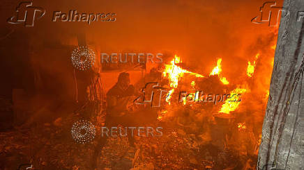 Aftermath of Israeli military operation in Beit Lahiya, in the northern Gaza Strip