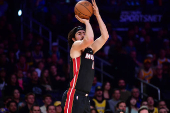 NBA: Miami Heat at Los Angeles Lakers