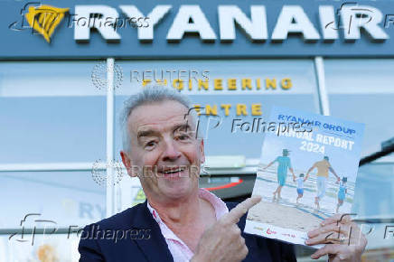 Ryanair's annual general meeting in Dublin