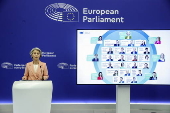 President of the European Commission presents her new College of Commissioners