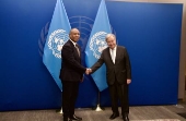 Oportunidade de foto com o Secretrio-Geral da ONU durante a UNGA79.