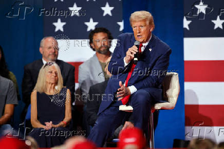 Republican presidential nominee and former U.S. President Donald Trump campaigns in Fayetteville, North Carolina