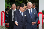 Sweden's King Carl XVI Gustaf visits Singapore