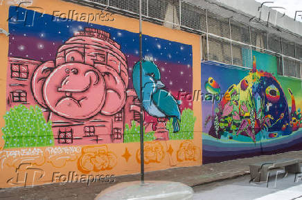 TRAVESSA PASSARINHO / MARIO QUINTANA / POETA / GRAFITE / ESPACO