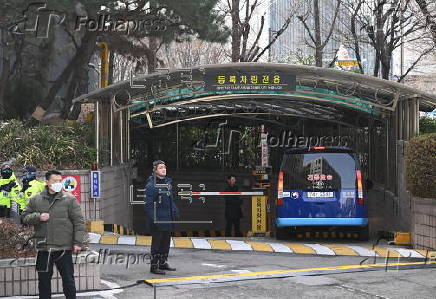 South Korea's impeached President Yoon Suk Yeol arrives for court