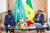 Senegal's President-elect Bassirou Diomaye Faye meets outgoing President Macky Sall in Dakar