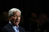 Jamie Dimon (CEO) of JPMorgan Chase & Co. speaks to the Economic Club of New York