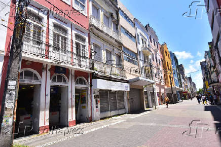 Rua da abandonada no Recife