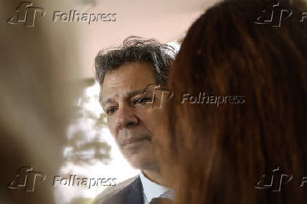 Haddad d entrevista aps reunio com Lula