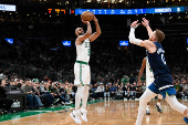 NBA: Minnesota Timberwolves at Boston Celtics