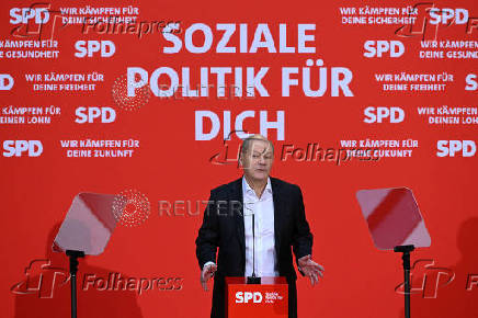 German SPD party's 'election victory' conference, in Berlin