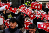 People attend a rally calling for the impeachment of South Korean President Yoon Suk Yeol, in Seoul