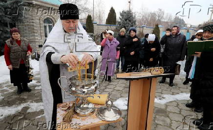 Epiphany celebration in Kyrgyzstan