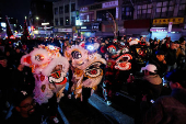 Lunar New Year celebration in New York City's Chinatown