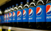 FILE PHOTO: Bottles of Pepsi are pictured at a grocery store in Pasadena