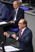 Germany's lower house of parliament, the Bundestag discusses the 2025 budget