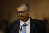 Flavio Dino durante sesso no plenrio do STF