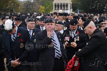 Remembrance Sunday ceremony in London