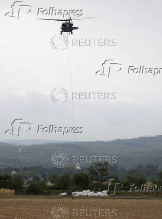 Preparations for flooding in Austria