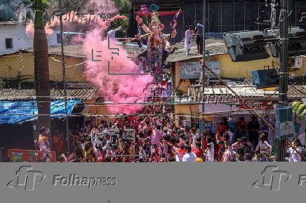 India marks end of ten-day-long Hindu festival Ganesh Chaturthi