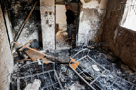 Aftermath of an Israeli raid in Jenin camp