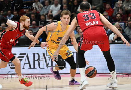 EuroLeague basketball - EA7 Emporio Armani Milan vs Maccabi Tel Aviv