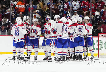 NHL: Montreal Canadiens at Colorado Avalanche