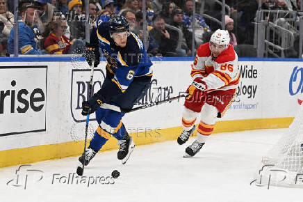 NHL: Calgary Flames at St. Louis Blues