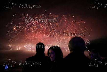 Fireworks display at Trump National Golf Club Washington DC in Sterling