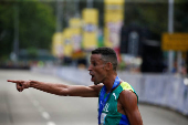 Venezuelans participate in the 9th CAF Caracas Marathon 2025, in Caracas