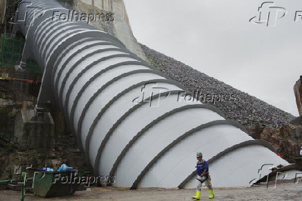 Obras de condutos forados da hidreltrica de Belo Monte
