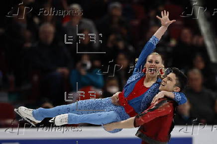 Folhapress - Fotos - ISU Figure Skating World Championships 2024 Day 3