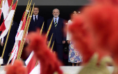 Presidente da Frana Macrom e Lula