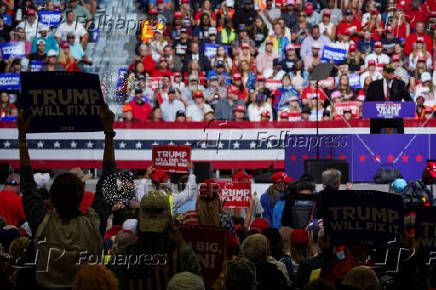 Campaign stop for Republican presidential nominee and former U.S. President Donald Trump in Macon